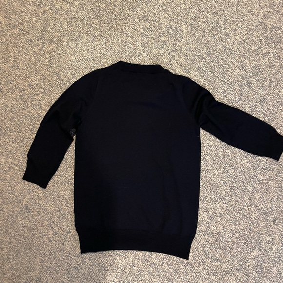 J. Crew Womens Size S Sweater Pullover 100% Merino Wool Navy Blue Long - Picture 3 of 3